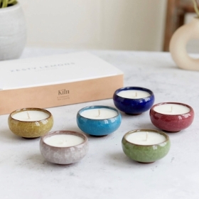 Kiln Collection Ceramic Tea Lights Gift Box